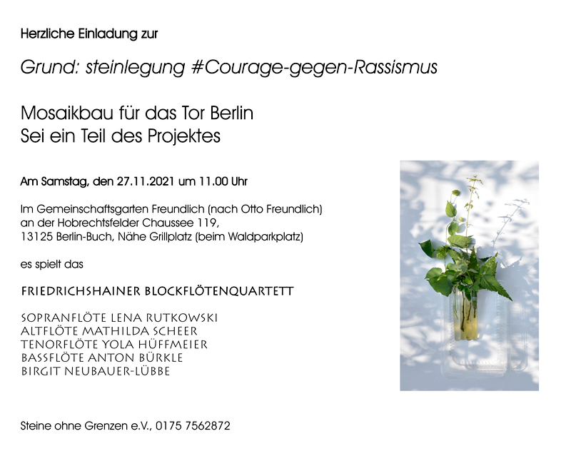 Courage gegen Rassismus, Berlin-Karow